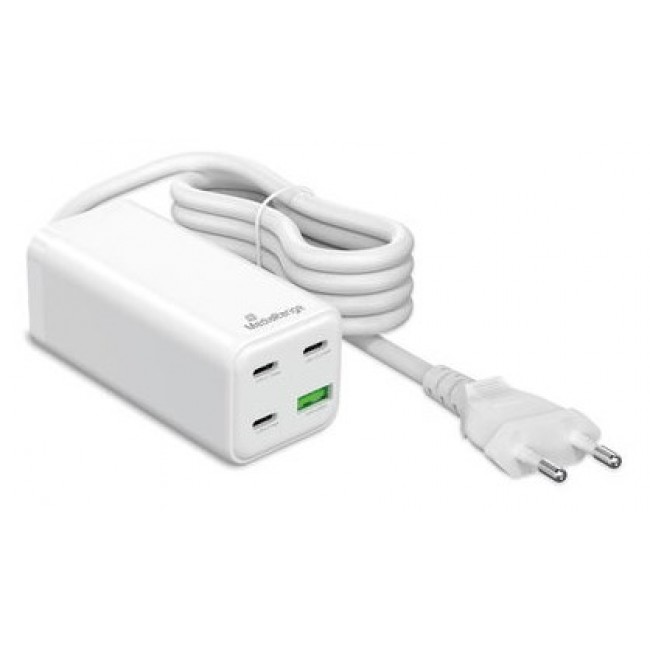 MediaRange MRMA124 mobile device charger Laptop, Smartphone, Tablet White AC Fast charging Indoor