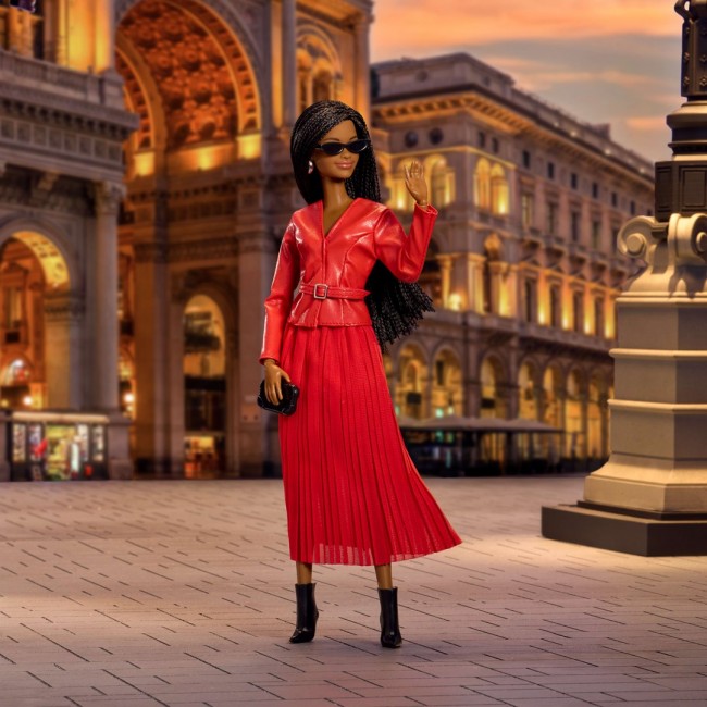 Barbie Signature Collectible Fashion Doll, @BarbieStyle Fashion Week Doll Milan Street Style Clothes