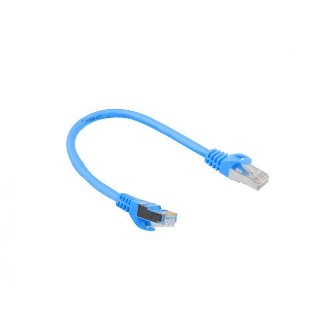 Lanberg PCF6-10CC-0025-B networking cable Blue 0.25 m Cat6 F/UTP (FTP)