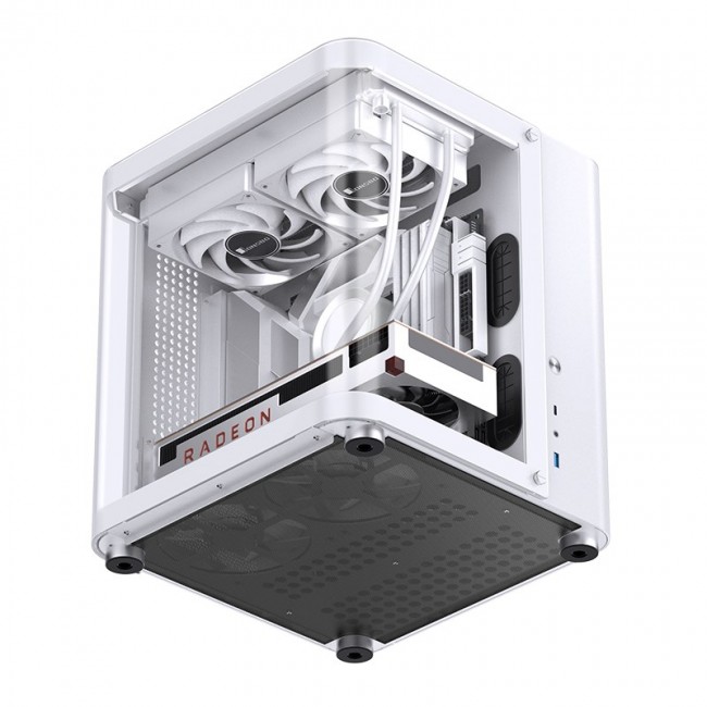 Jonsbo TK-1 2.0 Micro-ATX Case, Tempered Glass - white Jonsbo TK-1 2.0 Micro-ATX Case, Tempered Glass - white