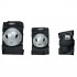 Roces Extra Three Pack Skate Pads black-grey 301366 01 L