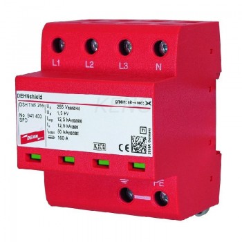 Stopper AC DEHNshield TNS 255, 4P Type I+II