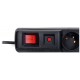 ACAR S8 power extension 1.5 m 8 AC outlet(s) Indoor Black