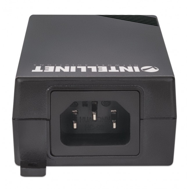 Intellinet Gigabit High-Power PoE+ Injector,1 x 30 W Port, IEEE 802.3at/af Compliant, Plastic Housing