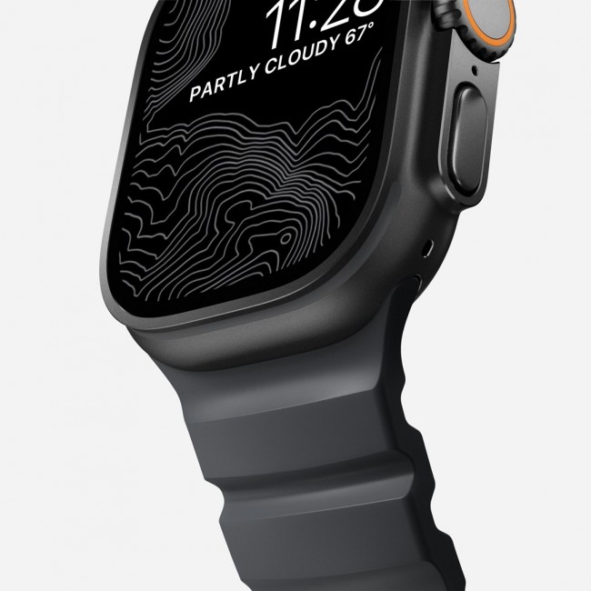 Nomad Rocky Point Band Black Leather, Titanium