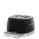 Smeg 50's Style Toaster TSF03BLEU Black