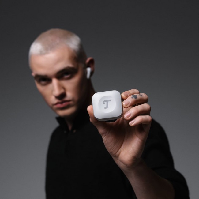 Teufel AIRY TWS Pro Bluetooth Earbuds Silver-White