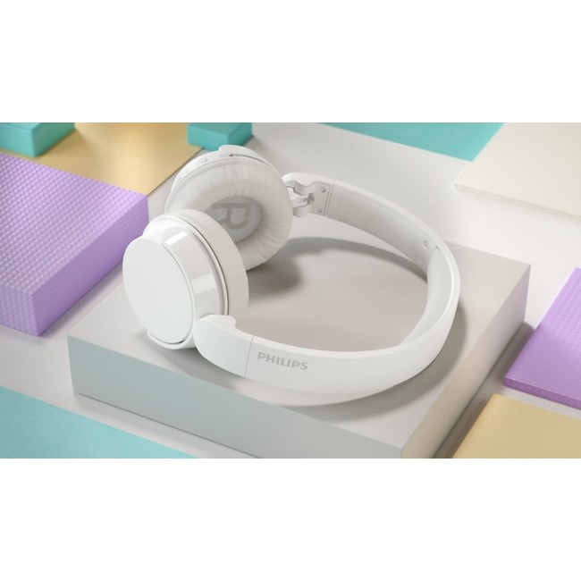 Philips 4000 series TAH4209WT/00 headphones/headset Wireless Head-band Calls/Music Bluetooth White
