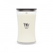 Scented Candle, Large WOODWICK White Teak 609.5 g, 1 piece