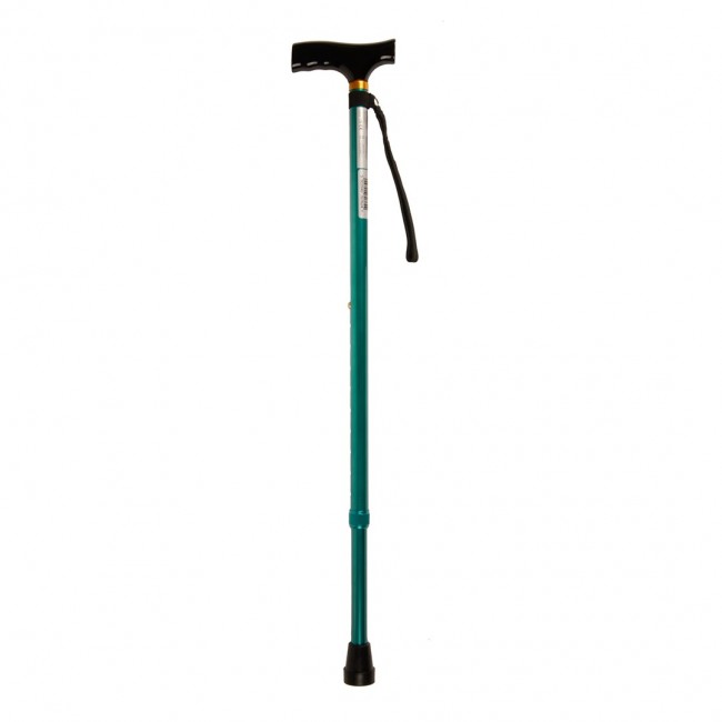 Aluminium Walking Cane REHAFUND RF-510, Green