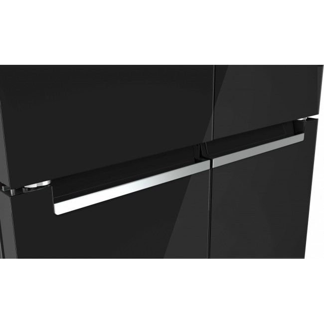 Bosch Serie 4 KMC85LBEA side-by-side refrigerator Freestanding 547 L E Black