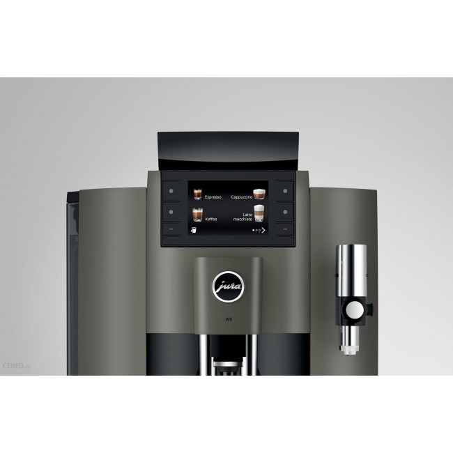 Jura W8 Dark Inox (EA) coffee machine black Jura W8 Dark Inox (EA) coffee machine black