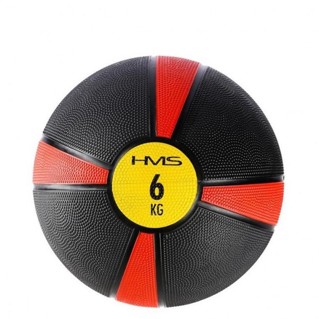 HMS Fitness NK06 medicine ball 6 kg Black, Red