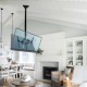 Techly Telescopic Universal Ceiling Support for 2 TV LED LCD 32-55