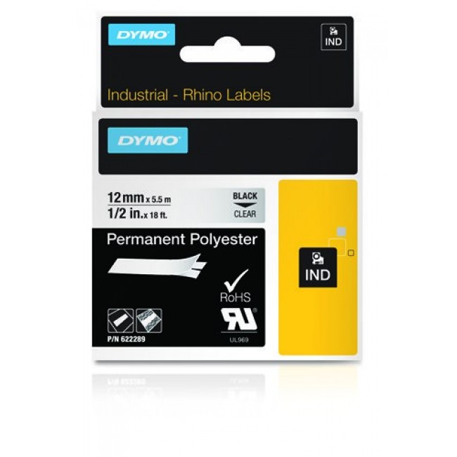 DYMO IND Permanent Polyester DYMO IND Permanent Polyester