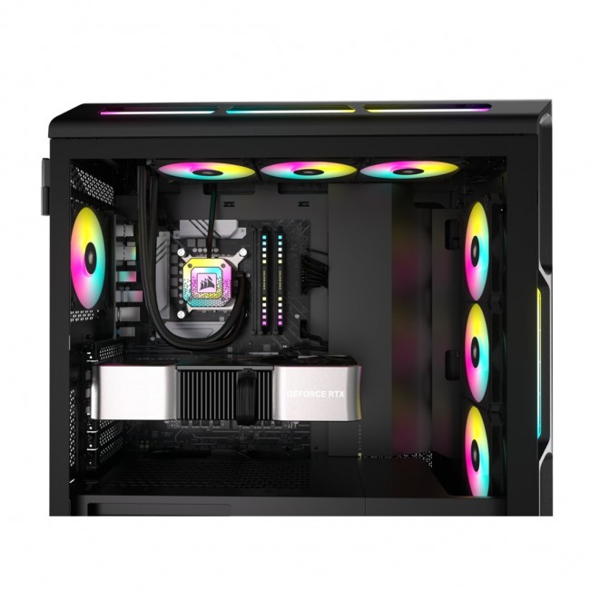 Corsair CO-9050163-WW computer cooling system Computer case Fan 12 cm Black