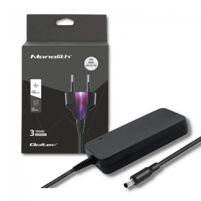 Qoltec 51499 mobile device charger Laptop Black AC Indoor Qoltec 51499 mobile device charger Laptop Black AC Indoor
