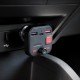 SAVIO FM transmitter, Bluetooth 5.3, QC 3.0 charger, LED display, Bass Boost, TR-15, black SAVIO FM transmitter, Bluetooth 5.3, QC 3.0 charger, LED display, Bass Boost, TR-15, black