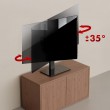 Maclean universal TV stand, for RTV cabinet, stand, max. 40kg, max. VESA 400x400, height and angle adjustment, for 32-65 Maclean universal TV stand, for RTV cabinet, stand, max. 40kg, max. VESA 400x400, height and angle adjustment, for 32-65