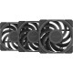 Alpenf hn JetStream Triple - black fan, 3 pieces Alpenf hn JetStream Triple - black fan, 3 pieces