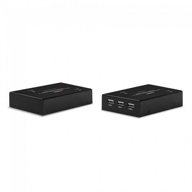 Lindy 300m Fibre Optic DisplayPort 1.2 and USB KVM Extender