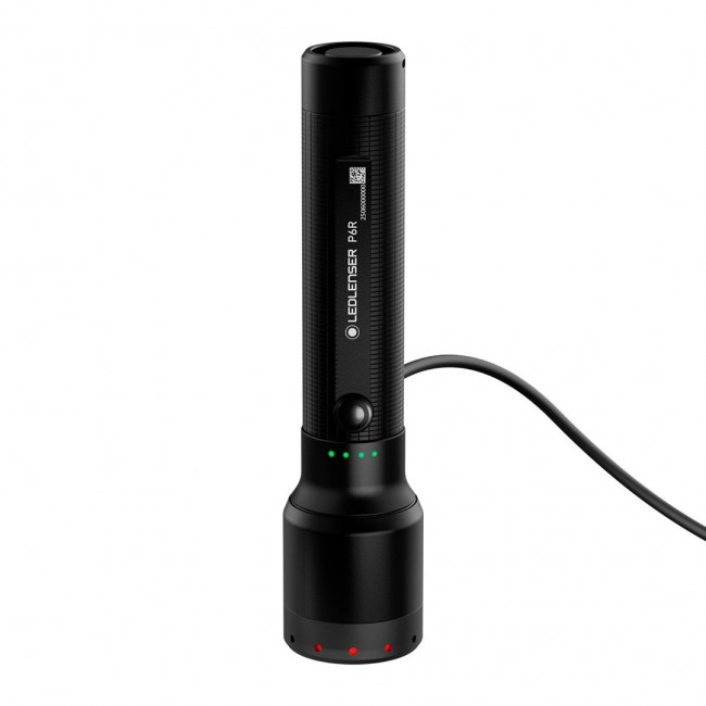 Ledlenser P6R Black Hand flashlight LED
