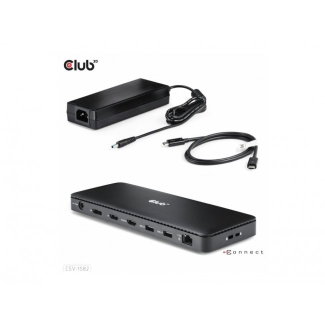 CLUB3D Thunderbolt 4 Certified 12-in-1 Docking Station CLUB3D Thunderbolt 4 Certified 12-in-1 Docking Station
