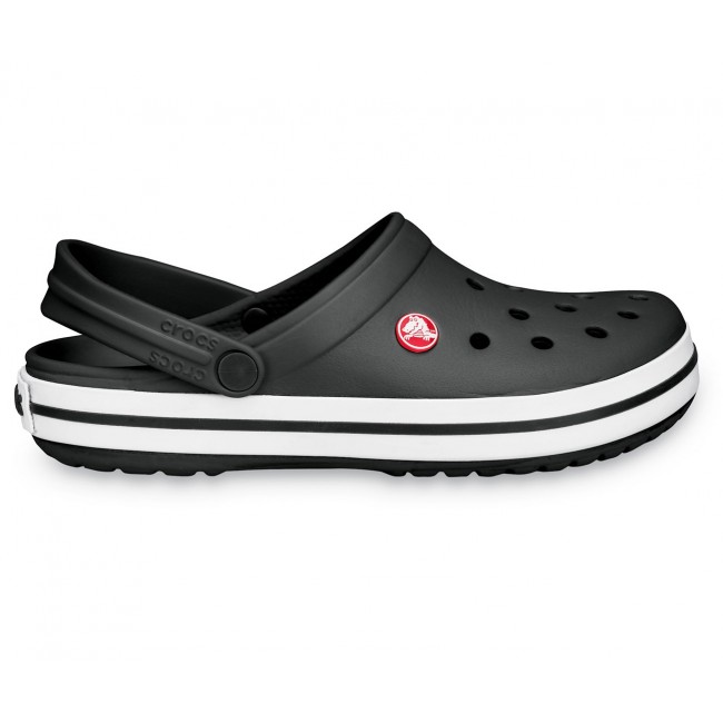 Crocs Crocband Clogs Unisex Black, White