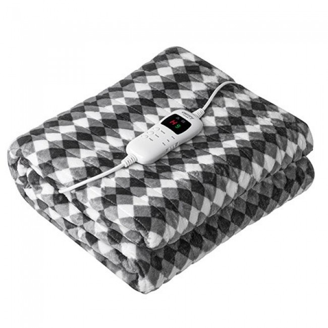 Camry Premium CR 7442 electric blanket 120 W Grey, White Fleece