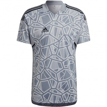 Men's Condivo 22 Goalkeeper Jersey Short Sleeve Grey HB1622