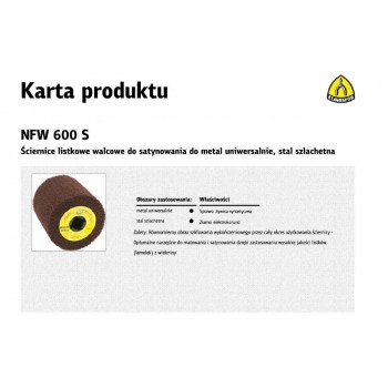 K. GRINDING WHEEL FIBER.100x100x19 NFW600 COARSE COARSE CORUNDUM