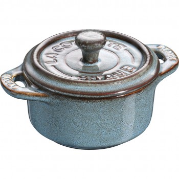 Staub Mini Cocotte Round - 200ml, Antique Turquoise