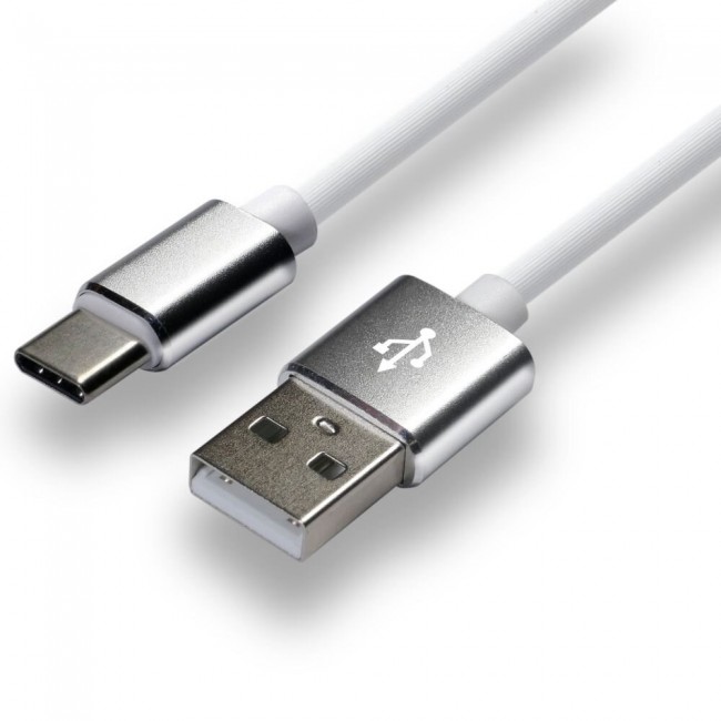 everActive cable USB-C 1m - White, silicone, quick charge, 3A - CBS-1CW everActive cable USB-C 1m - White, silicone, quick charge, 3A - CBS-1CW