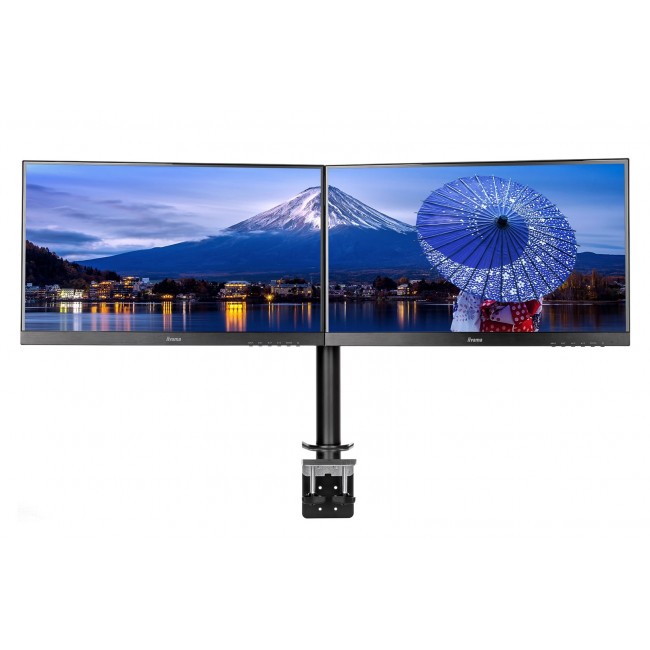 iiyama Simple and functional dual desktop arm