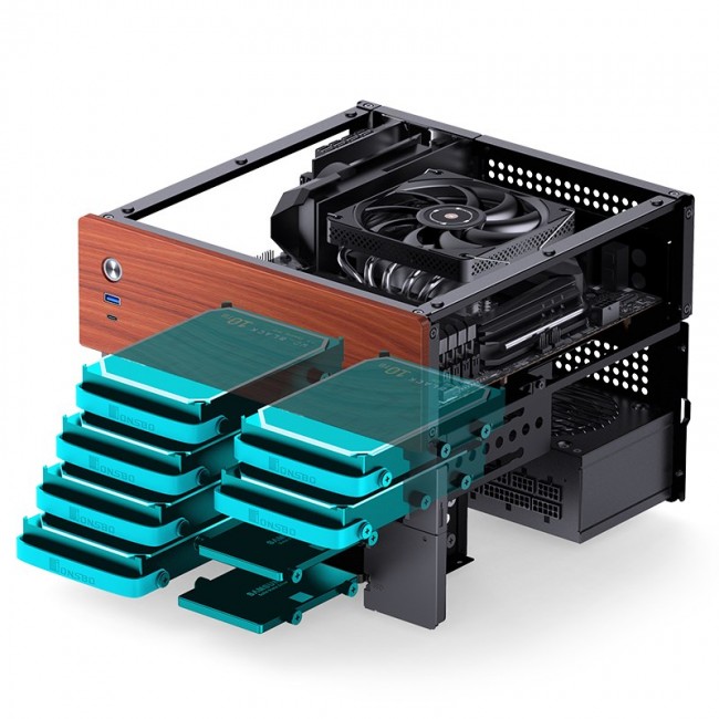 Jonsbo N4 NAS Enclosure - black