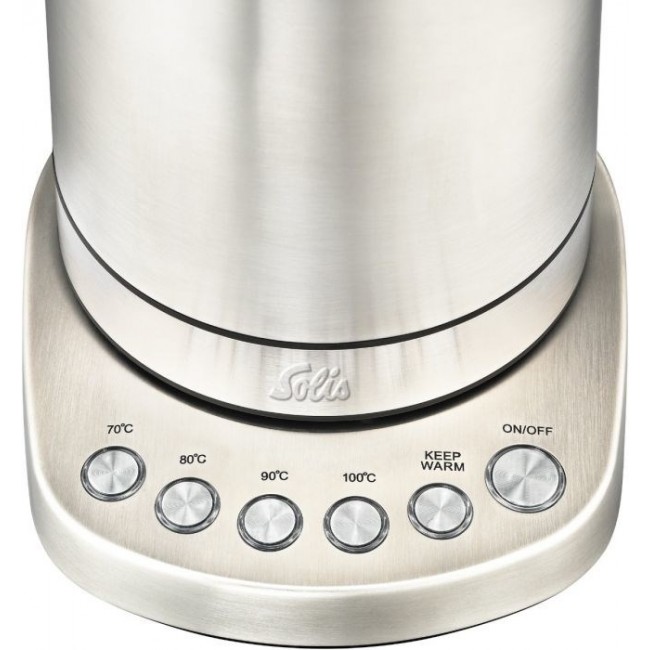 Solis Vario Temp Kettle electric kettle 1.7 L 2200 W Stainless steel