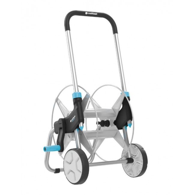 CELLFAST 55-050 EXPLORER garden hose reel Cart reel 1/2 60 m Black, Blue, Grey