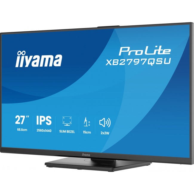 iiyama ProLite XB2797QSU-B1 computer monitor 68.6 cm (27 iiyama ProLite XB2797QSU-B1 computer monitor 68.6 cm (27