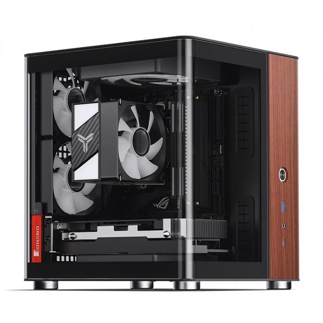 PC Case Jonsbo TK-0, Mini-Tower, Mini-ITX, black