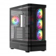 MODECOM Volcano Volcano AQ100 ARGB Midi Black