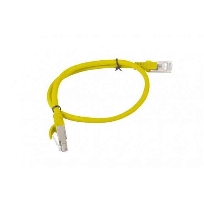 LANBERG PATCHCORD UTP CAT.5E 0.5M YELLOW PCU5-10CC-0050-S