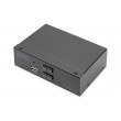 Digitus KVM Switch, 2x1 DP, DP Out,USB