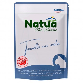 NATUA tuna with sea bream - wet cat food - 70g