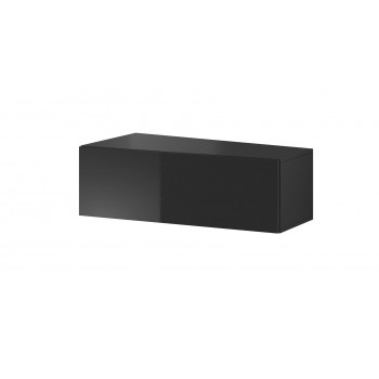 Cama TV stand VIGO SLANT '90' 30/90/40 black/black gloss