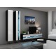 Cama TV stand VIGO NEW 30/140/40 black/white gloss