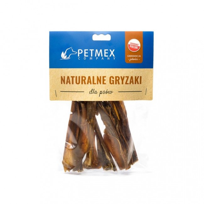 PETMEX Roe deer skin - dog treat - 100g PETMEX Roe deer skin - dog treat - 100g