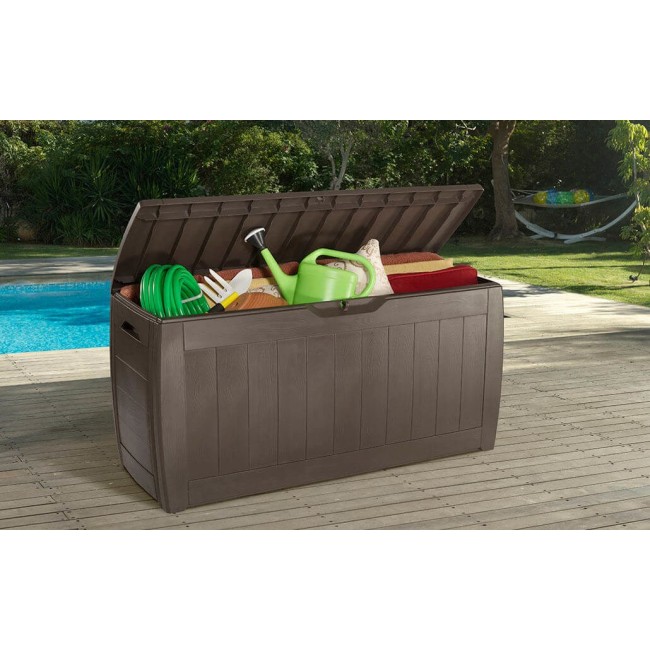 Keter Hollywood Storage box Rectangular Brown Keter Hollywood Storage box Rectangular Brown