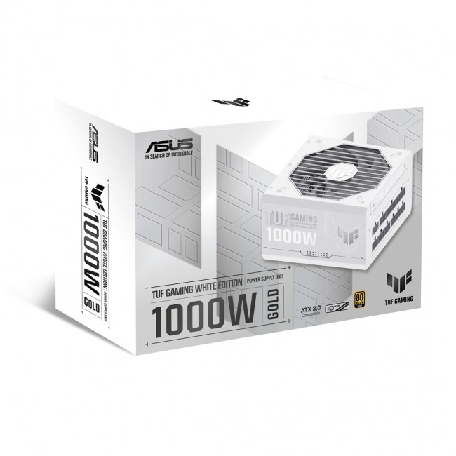 ASUS TUF Gaming 1000W Gold White Edition power supply unit 20+4 pin ATX ATX ASUS TUF Gaming 1000W Gold White Edition power supply unit 20+4 pin ATX ATX