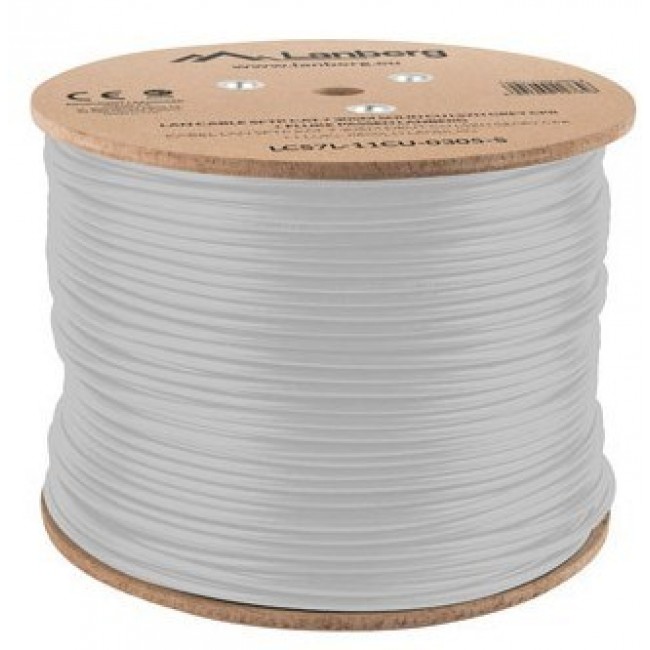 Lanberg LCS7L-11CU-0305-S networking cable White 305 m Cat7 S/FTP (S-STP) Lanberg LCS7L-11CU-0305-S networking cable White 305 m Cat7 S/FTP (S-STP)
