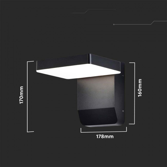 LED projector V-TAC VT-11020 fa ade luminaire 17W IP65 4000K 2580lm (SKU 2945) Black LED projector V-TAC VT-11020 fa ade luminaire 17W IP65 4000K 2580lm (SKU 2945) Black